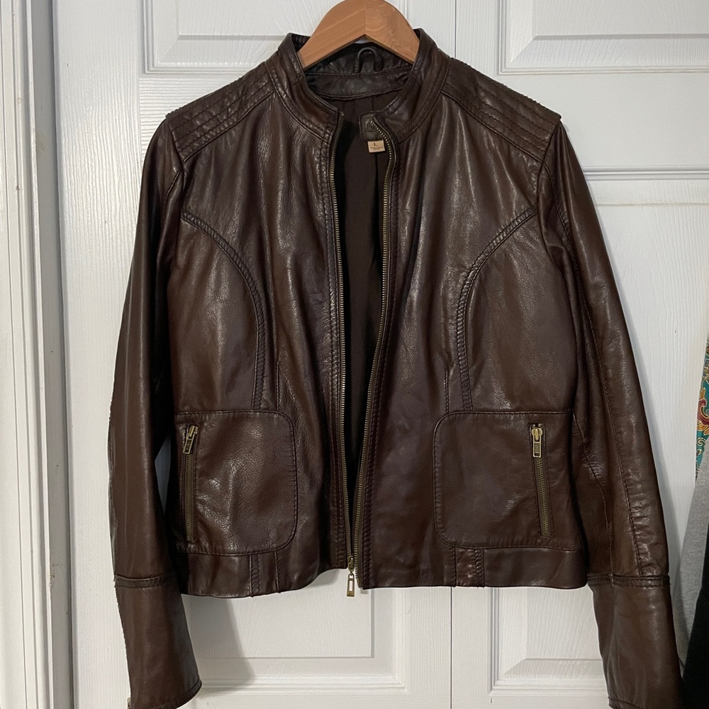 Wilsons Leather vintage brown leather jacket